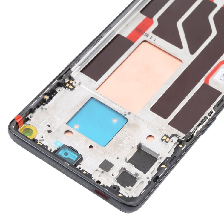 Original LCD Screen For OPPO Reno5 Pro 5G Digitizer Full Assembly with Frame (Black)