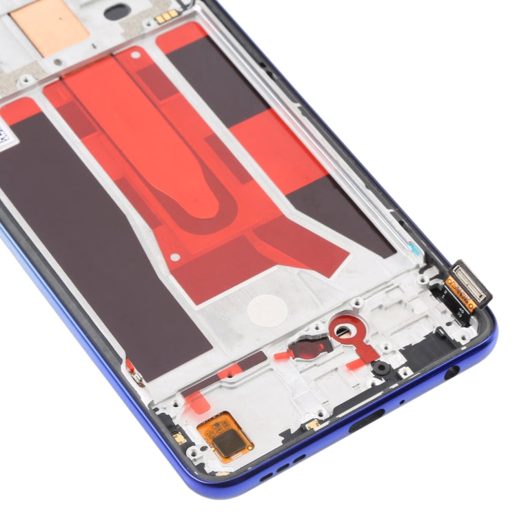 Original LCD Screen For OPPO Reno3 5G/Reno3 Youth/F15/Find X2 Lite/K7 5G Digitizer Full Assembly with Frame (Blue)