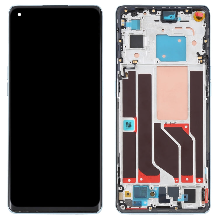 Original LCD Screen and Digitizer Full Assembly with Frame For OPPO Reno6 Pro 5G PEPM00 CPH2249(Green)