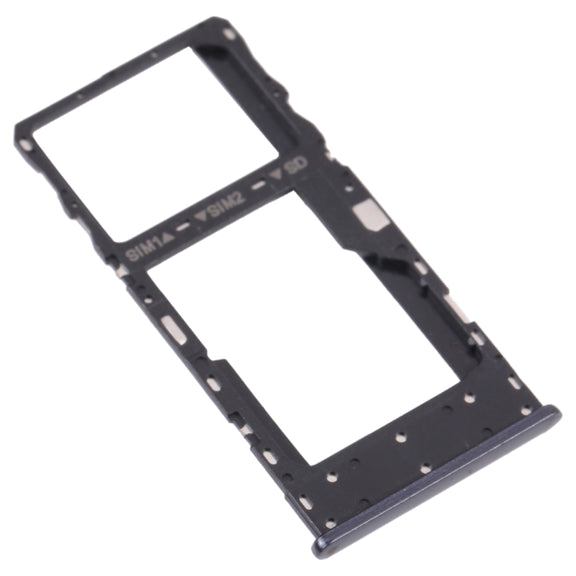 SIM Card Tray + SIM Card Tray / Micro SD Card Tray for TCL 10 5G T790Y T790H (Grey)