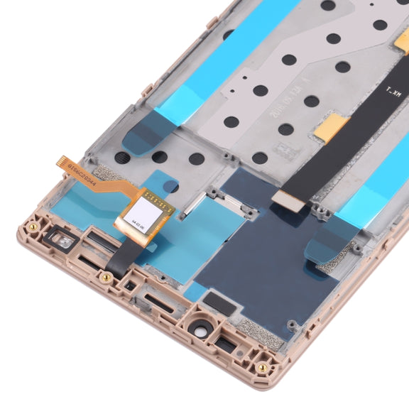 OEM LCD Screen For Lenovo Phab2 Plus PB2-670N PB2-670M PB2-670Y Digitizer Full Assembly with Frame (Gold)
