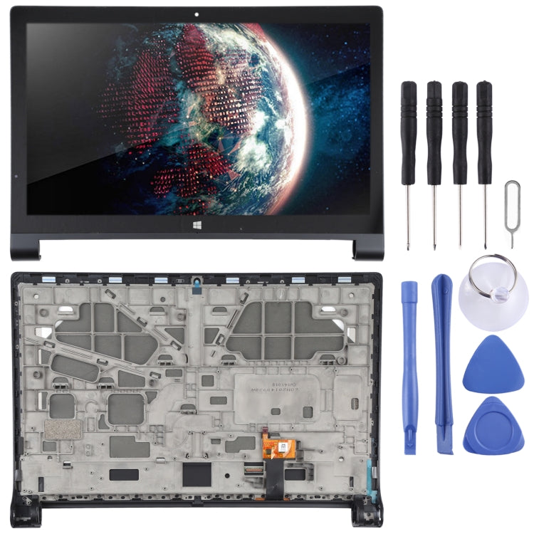 OEM LCD Screen for Lenovo YOGA Tablet 2 Pro 1371F Digitizer Full Assembly with Frame (Black)