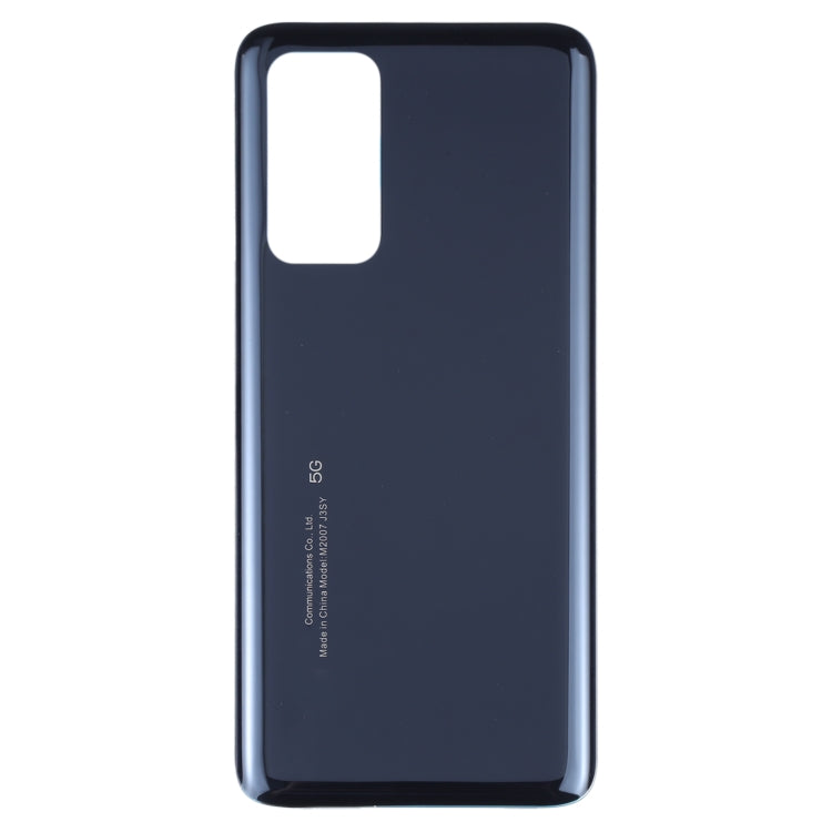 Glass Battery Back Cover for Xiaomi Redmi K30S/Mi 10T/Mi 10T Pro(Black)