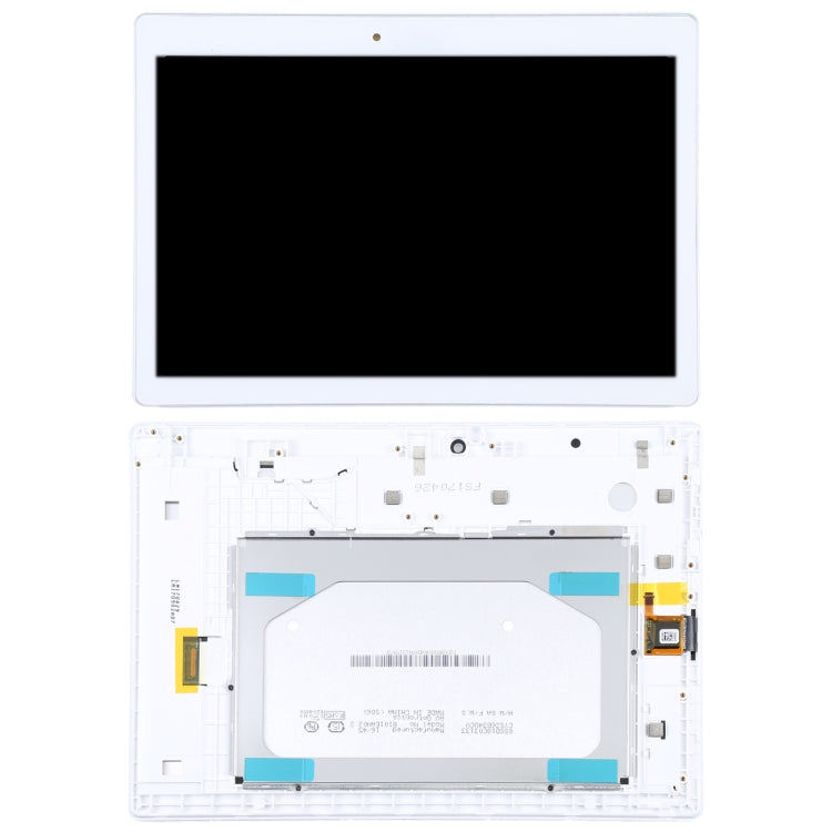 OEM LCD Screen for Lenovo Tab 2 A10-30 YT3-X30 Digitizer Full Assembly with Frame (White)