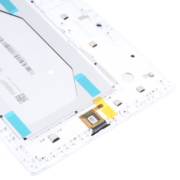 OEM LCD Screen for Lenovo Tab 2 A10-30 YT3-X30 Digitizer Full Assembly with Frame (White)