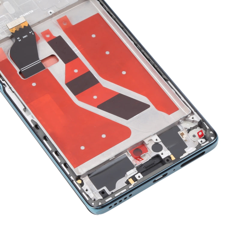 Original OLED LCD Screen for Honor 50 Pro Digitizer Full Assembly with Frame(Green)