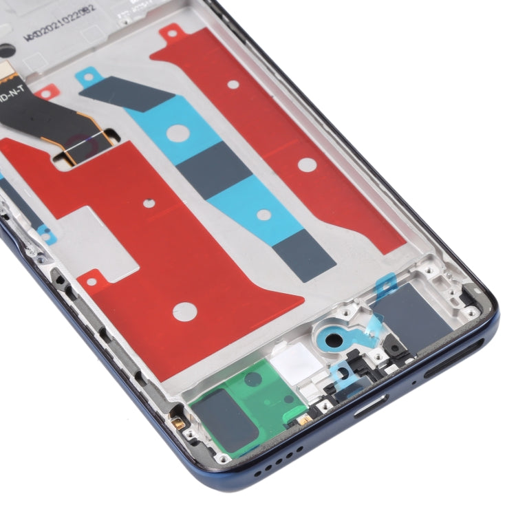 Original LCD Screen for Huawei Nova 8i Digitizer Full Assembly with Frame(Blue)