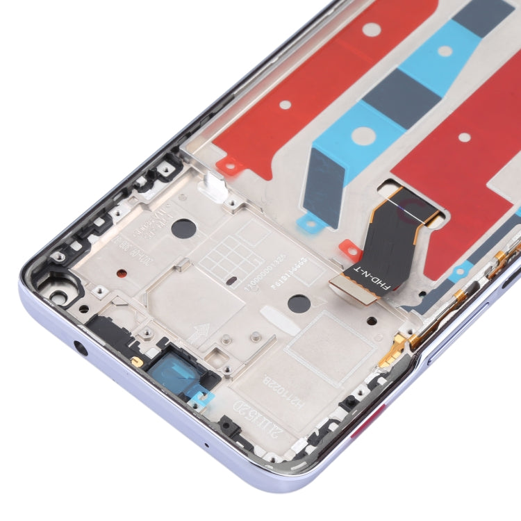 Original LCD Screen for Huawei Nova 8i Digitizer Full Assembly with Frame(Purple)