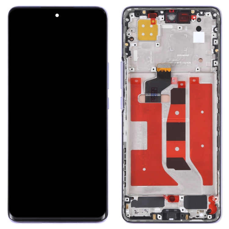 Original OLED LCD Screen for Huawei Nova 9 Digitizer Full Assembly with Frame(Purple)