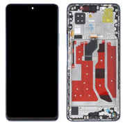 Original LCD Screen and Digitizer Full Assembly with Frame for Huawei Nova 9 SE(Purple)