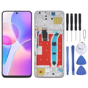 Original LCD Screen for Honor X30i Digitizer Full Assembly with Frame(Pink)