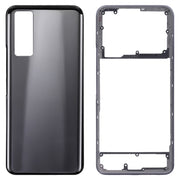 For vivo Y53s 5G Battery Back Cover with Middle Frame (Black)