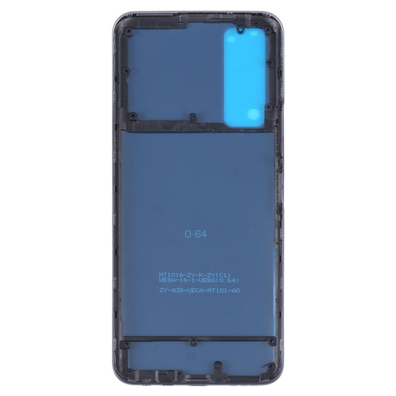 For vivo Y53s 5G Battery Back Cover with Middle Frame (Black)