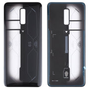 Battery Glass Back Cover for ZTE Nubia Red Magic 6S(Transparent Black)