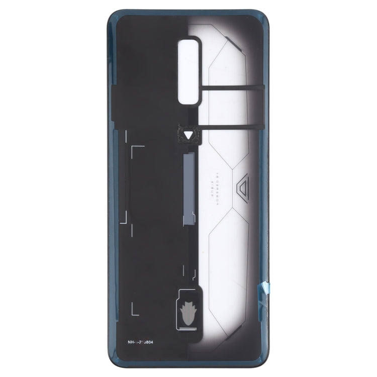 Battery Glass Back Cover for ZTE Nubia Red Magic 6S(Transparent Black)