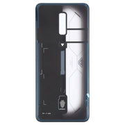 Battery Glass Back Cover for ZTE Nubia Red Magic 6S(Transparent Black)