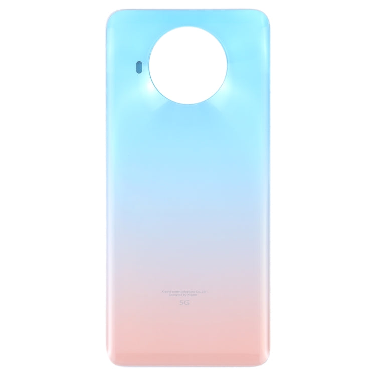 Glass Battery Back Cover for Xiaomi Redmi Note 9 Pro 5G/Mi 10T Lite 5G(Lake Blue)