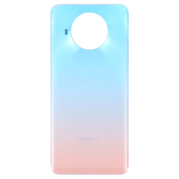 Glass Battery Back Cover for Xiaomi Redmi Note 9 Pro 5G/Mi 10T Lite 5G(Lake Blue)