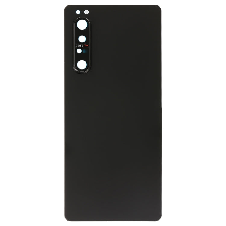 Original Battery Back Cover with Camera Lens Cover for Sony Xperia 1 II(Black)