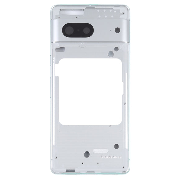For Google Pixel 7 Front Housing LCD Frame Bezel Plate(Silver)