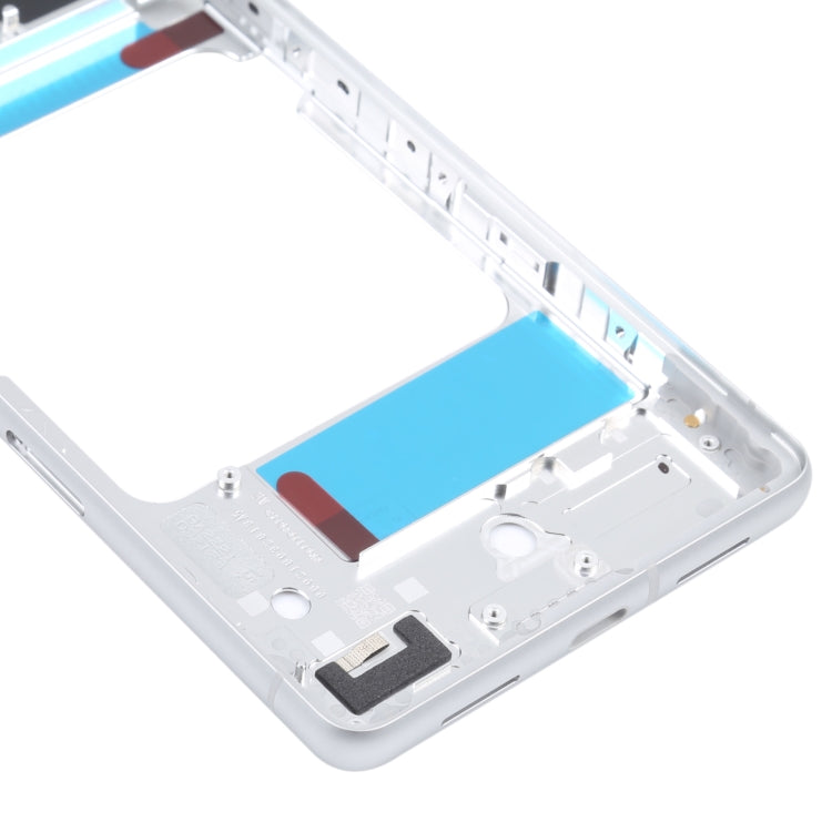 For Google Pixel 7 Front Housing LCD Frame Bezel Plate(Silver)