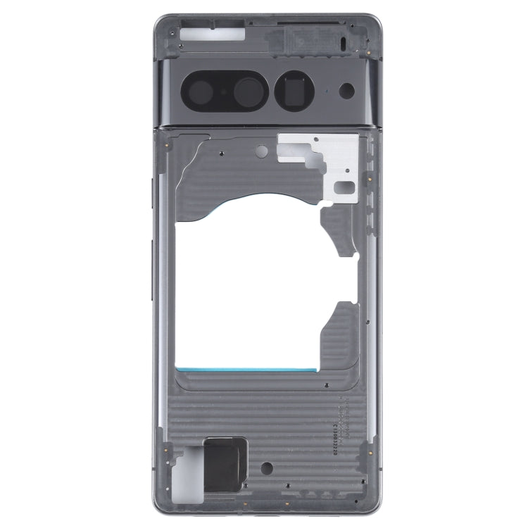 For Google Pixel 7 Front Housing LCD Frame Bezel Plate(Black)