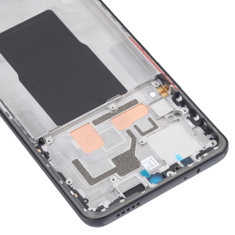 For Xiaomi Redmi K50 Ultra / 12T / 12T Pro Original Front Housing LCD Frame Bezel Plate(Black)