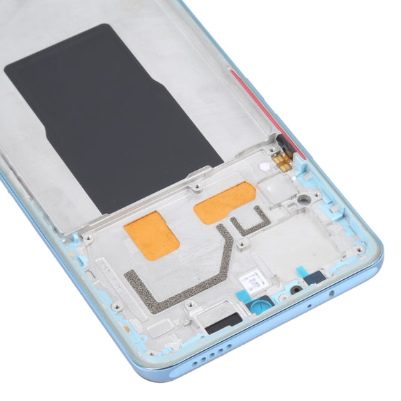 For Xiaomi Redmi K50 Ultra / 12T / 12T Pro Original Front Housing LCD Frame Bezel Plate(Blue)