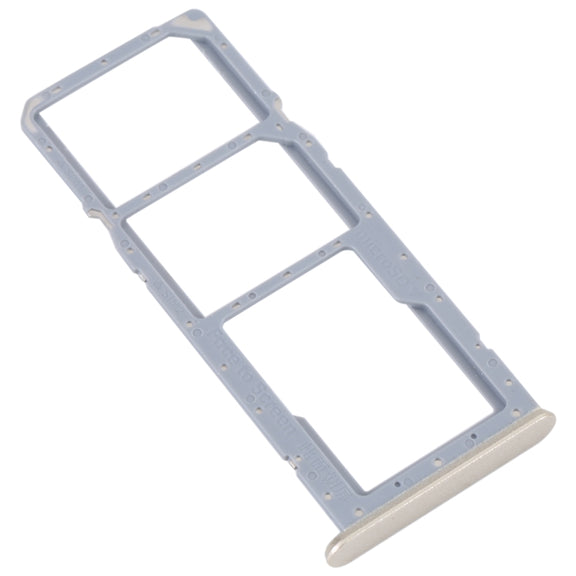 For OPPO A17 SIM Card Tray + SIM Card Tray + Micro SD Card Tray (Gold)