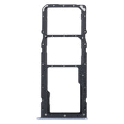 For Realme C31 SIM Card Tray + SIM Card Tray + Micro SD Card Tray (Silver)