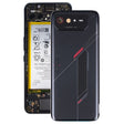 Glass Battery Back Cover for Asus ROG Phone 6 AI2201-C AI2201-F(Black) - Back Cover by PMC TechLife | Online Shopping South Africa | PMC TechLife