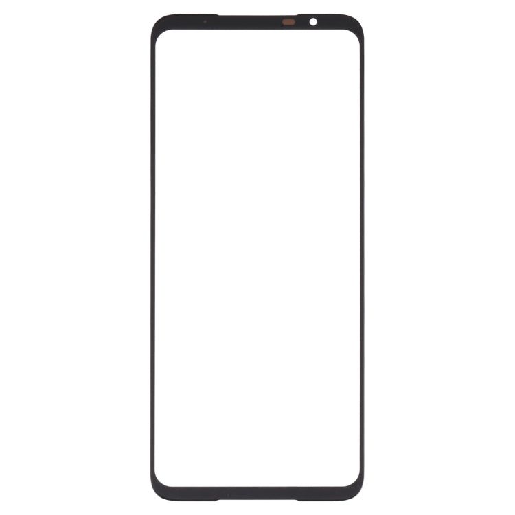 For Asus ROG Phone 6 Pro Front Screen Outer Glass Lens with OCA Optically Clear Adhesive (Black)