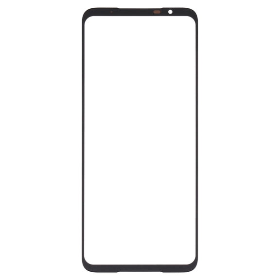 For Asus ROG Phone 6 Pro Front Screen Outer Glass Lens with OCA Optically Clear Adhesive (Black)
