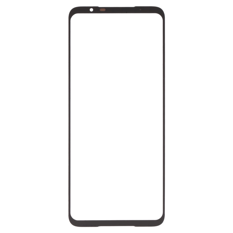 For Asus ROG Phone 6 Pro Front Screen Outer Glass Lens with OCA Optically Clear Adhesive (Black)