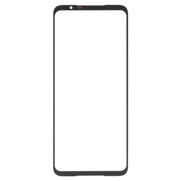 For Asus ROG Phone 5S / 5S Pro ZS676KS Front Screen Outer Glass Lens with OCA Optically Clear Adhesive (Black)
