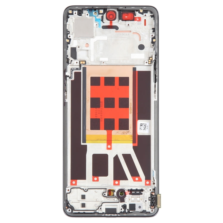 Original LCD Screen For OPPO Reno9 Digitizer Full Assembly with Frame (Black)