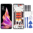 Original LCD Screen For OPPO Reno9 Digitizer Full Assembly with Frame (Gold) - free shipping - PMC TechLife - Order now!