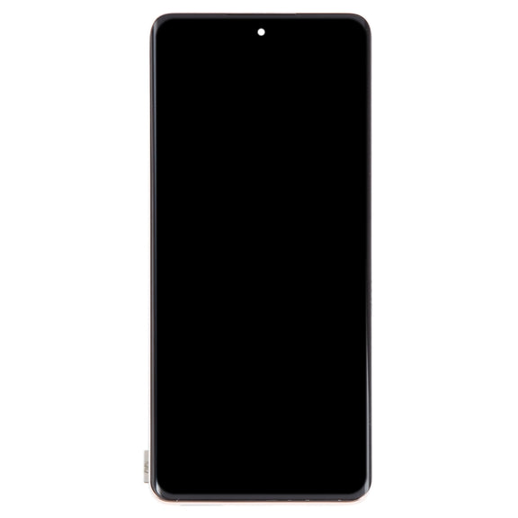 Original LCD Screen For OPPO Reno9 Digitizer Full Assembly with Frame (Gold)