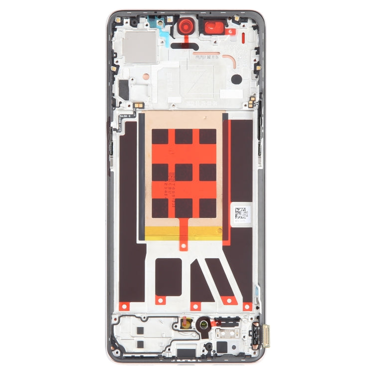Original LCD Screen For OPPO Reno9 Digitizer Full Assembly with Frame (Gold)
