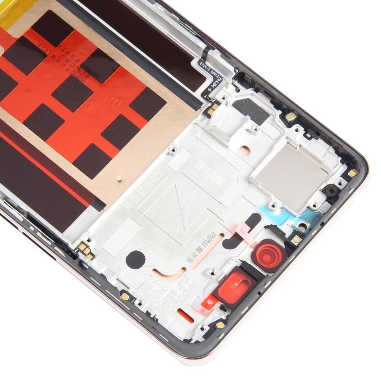 Original LCD Screen For OPPO Reno9 Digitizer Full Assembly with Frame (Gold)