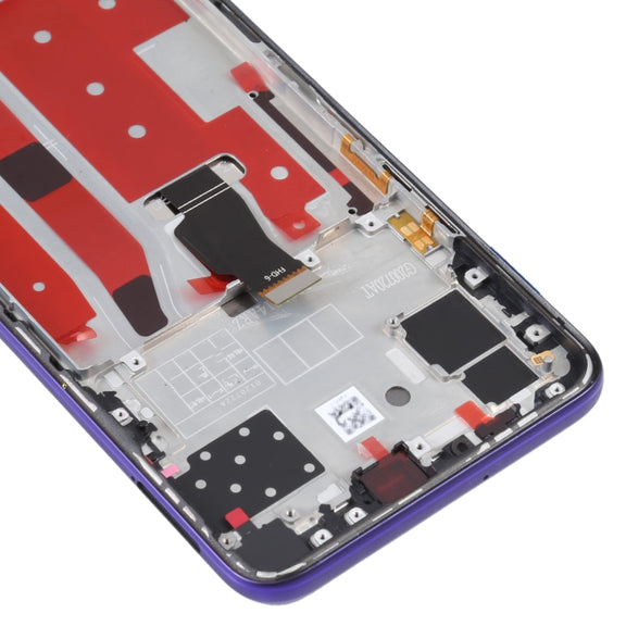 Original LCD Screen For Huawei Nova 7 SE / Honor 30S Digitizer Full Assembly with Frame(Purple)