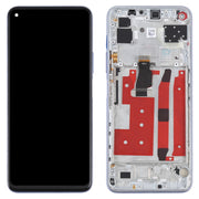 Original LCD Screen For Huawei Nova 7 SE / Honor 30S Digitizer Full Assembly with Frame(Silver)