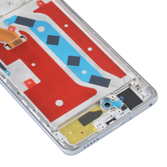 Original LCD Screen For Honor X30 Digitizer Full Assembly with Frame (Silver)