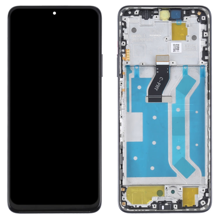 Original LCD Screen For Huawei Nova Y90 / Enjoy 50 Pro Digitizer Full Assembly with Frame(Black)
