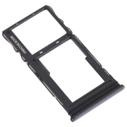 For TCL 20 5G Original SIM Card Tray + SIM / Micro SD Card Tray(Black)
