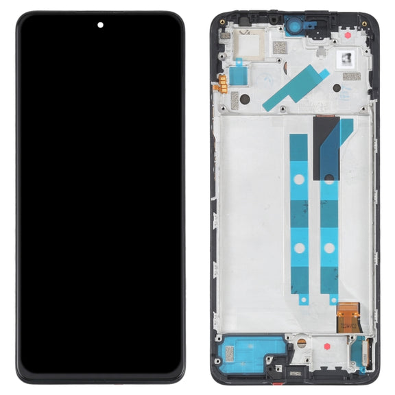 Original AMOLED LCD Screen For Xiaomi Redmi Note 11 Pro 4G / Redmi Note 11E Pro 5G / Poco X4 Pro 5G / Redmi Note 11 Pro+ 5G India Digitizer Full Assembly with Frame