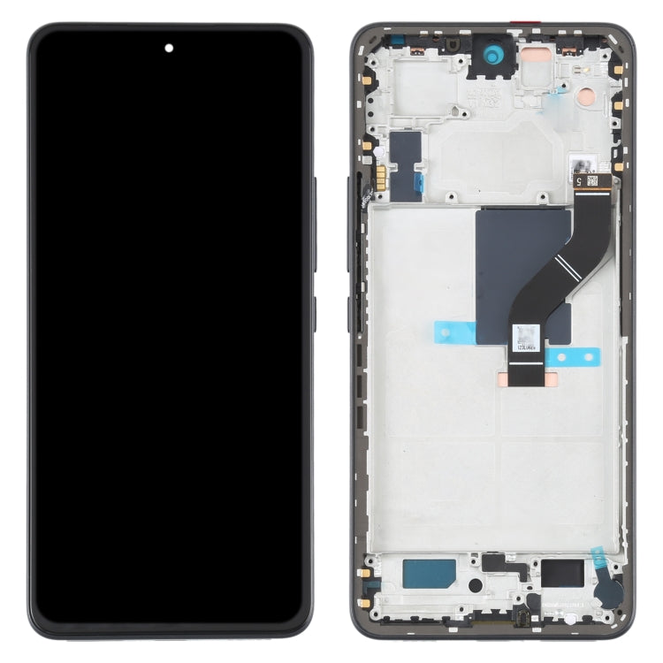 Original LCD Screen For Xiaomi 12 Lite Digitizer Full Assembly with Frame (Black)