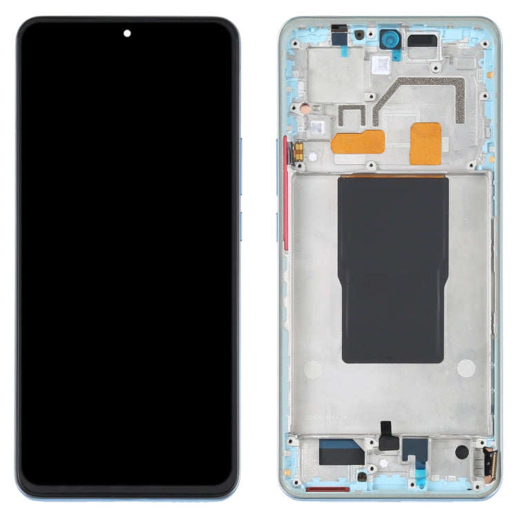 Original AMOLED LCD Screen For Xiaomi Redmi K50 Ultra / 12T / 12T Pro Digitizer Full Assembly with Frame (Blue)