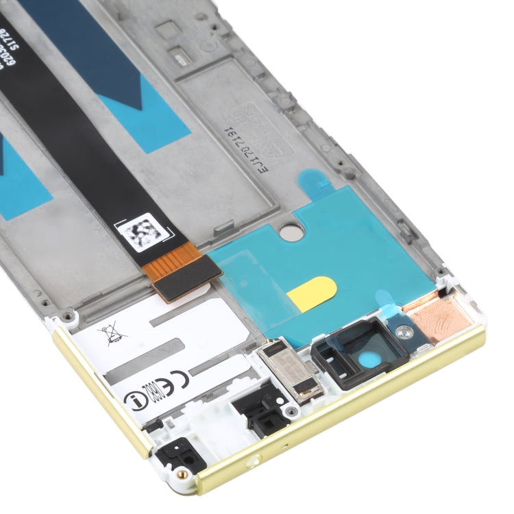 Original LCD Screen For Sony Xperia XA Ultra F3212 Digitizer Full Assembly with Frame(Gold)