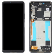 Original LCD Screen For Sony Xperia 10 III SO-52B Digitizer Full Assembly with Frame (Black)